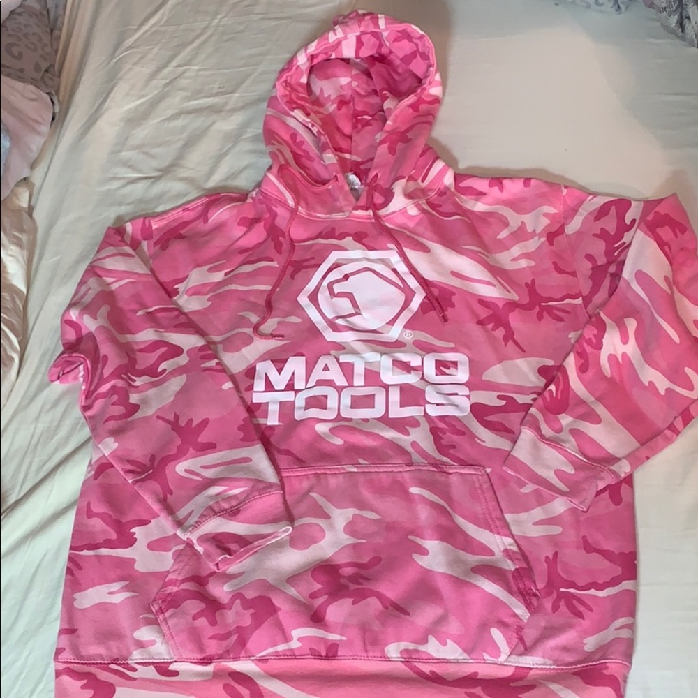 Pink Camo Matco Tools hoodie